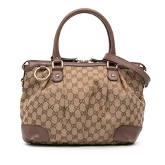 GG Canvas Sukey Satchel