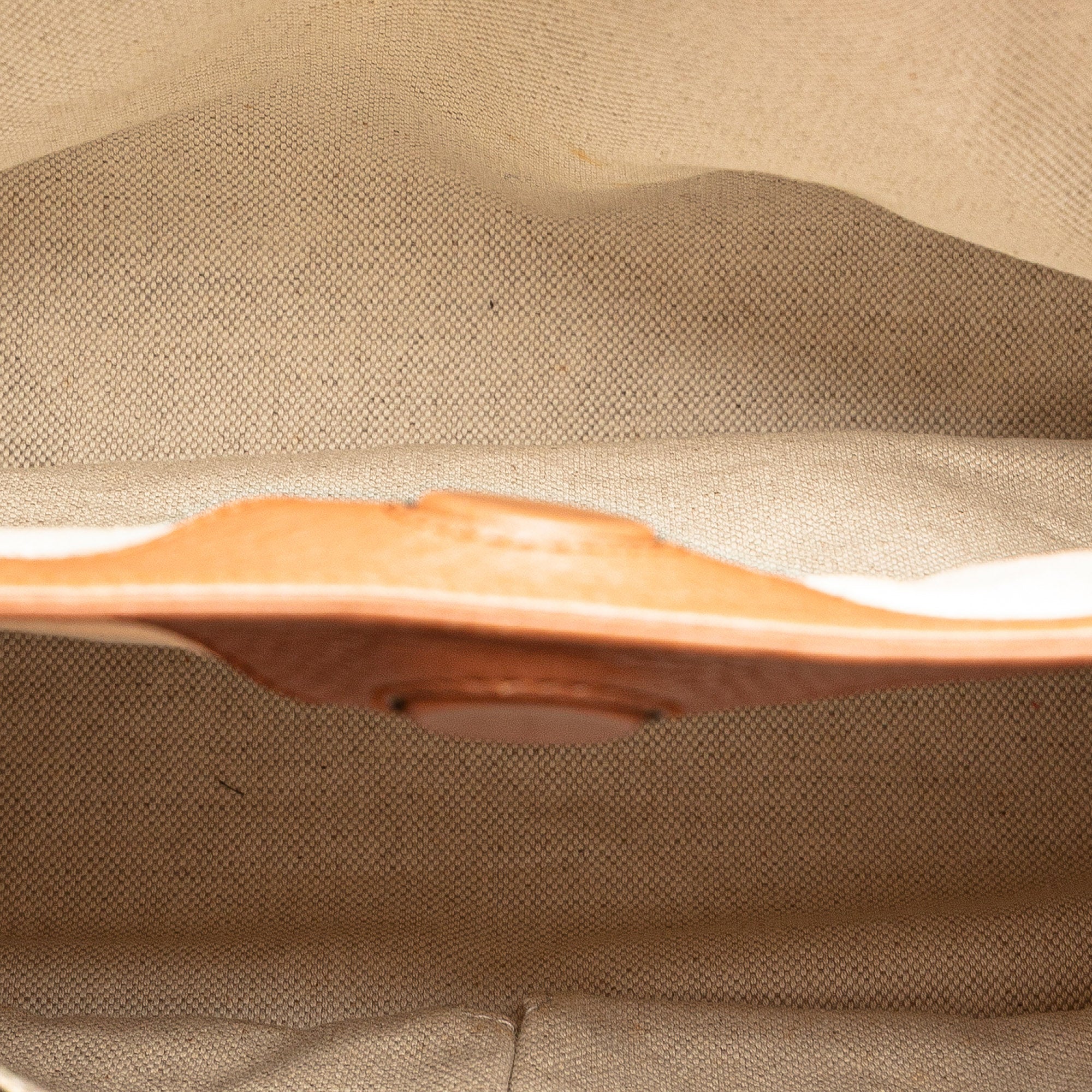 Small Calfskin Bamboo Shopper Satchel
