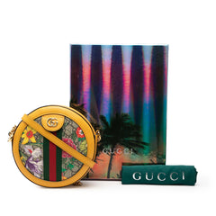 Mini GG Supreme Flora Ophidia Round Crossbody