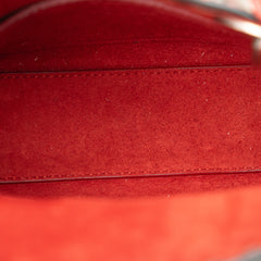 Mini Embossed Calfskin Cannage Studded Flower Lady Dior
