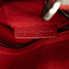 Mini Embossed Calfskin Cannage Studded Flower Lady Dior