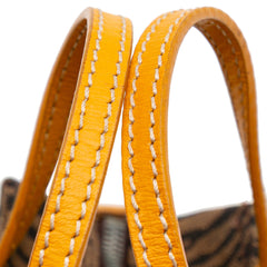 Zebra Print Canvas Handbag