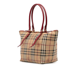 Small Haymarket Check Coated Canvas Salisbury Tote