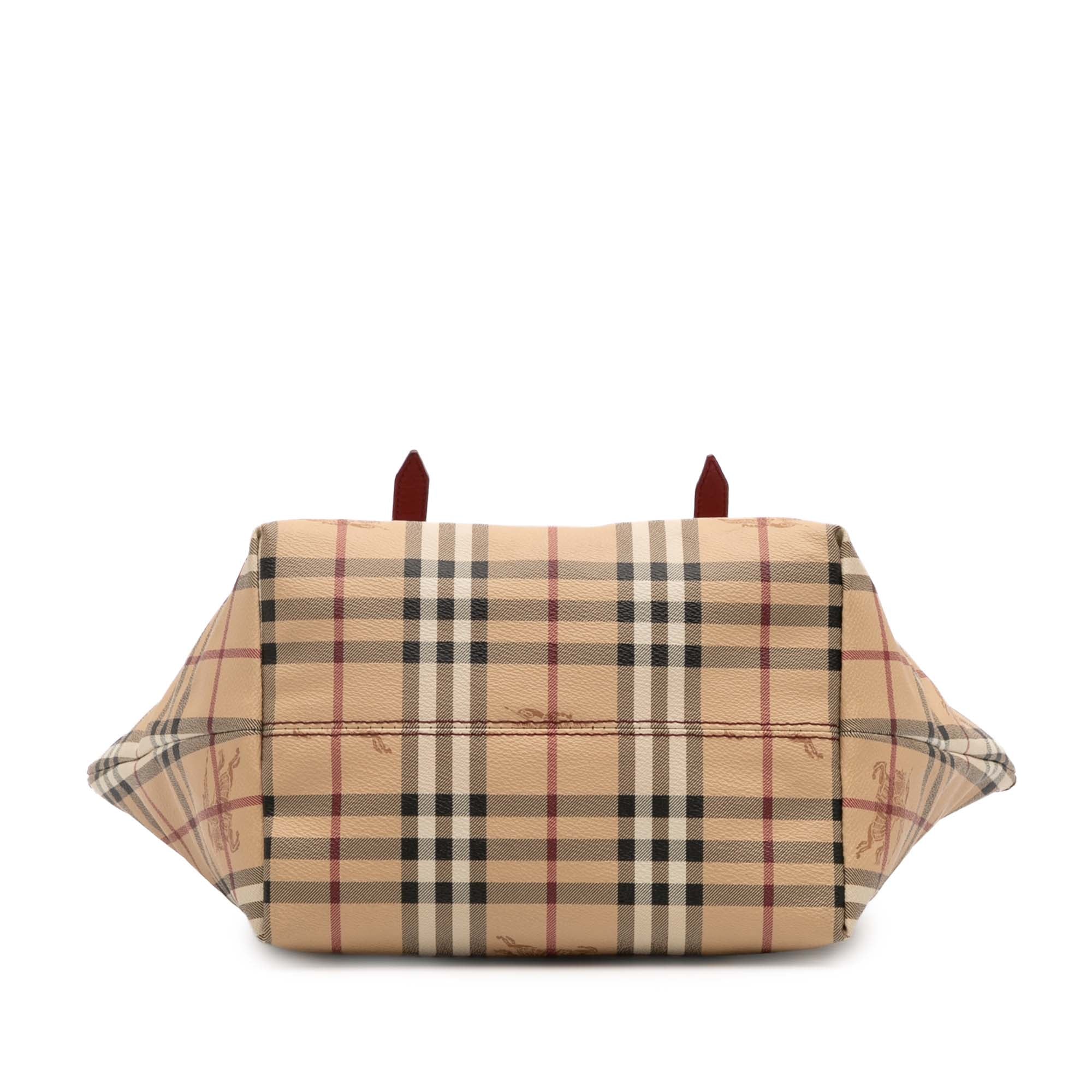 Small Haymarket Check Coated Canvas Salisbury Tote