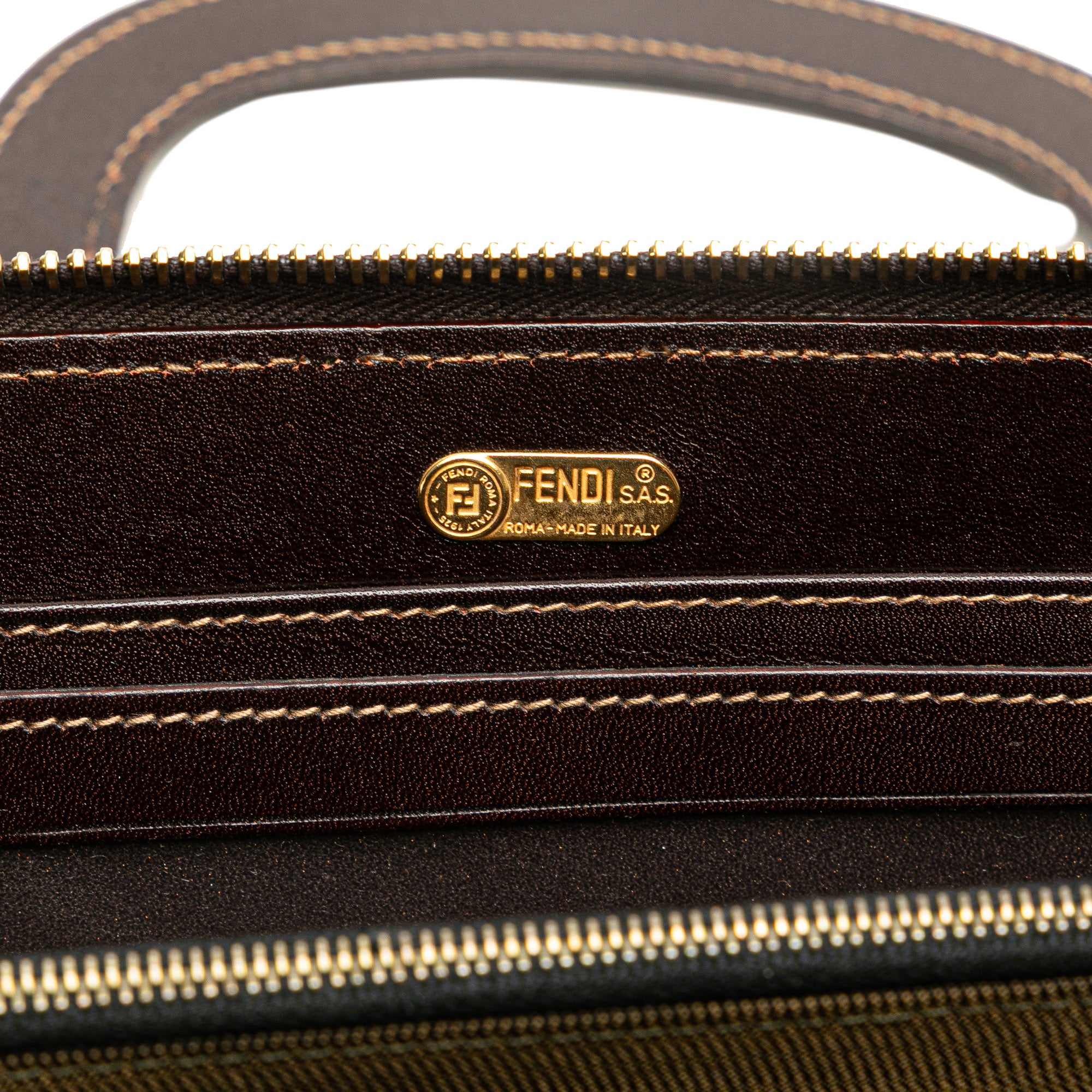 Zucca Canvas Top Handle Wallet