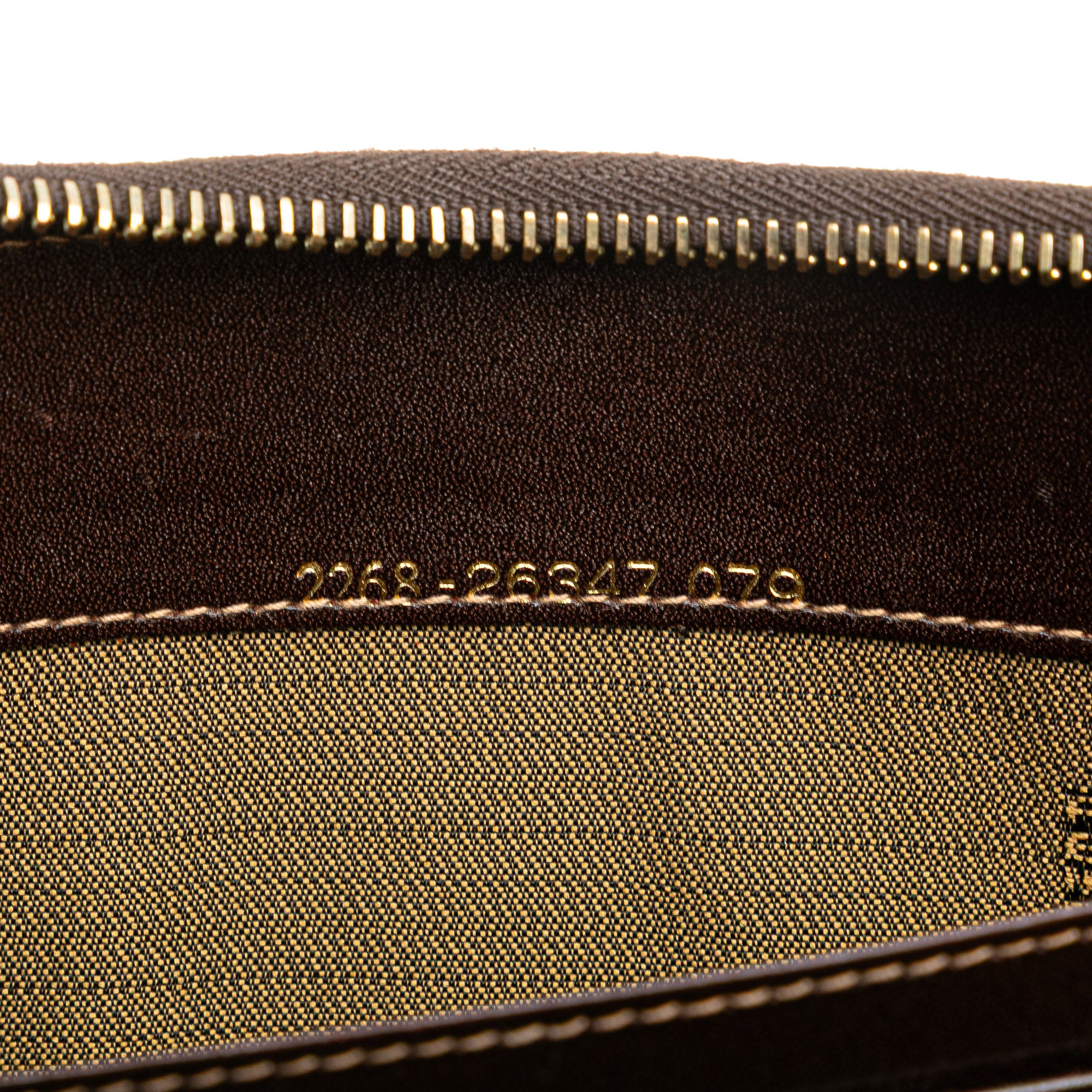 Zucca Canvas Top Handle Wallet