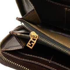 Zucca Canvas Top Handle Wallet
