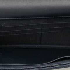 Chevron Lambskin Boy Wallet on Chain