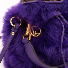 Mini Fur Mon Tresor Bucket Bag