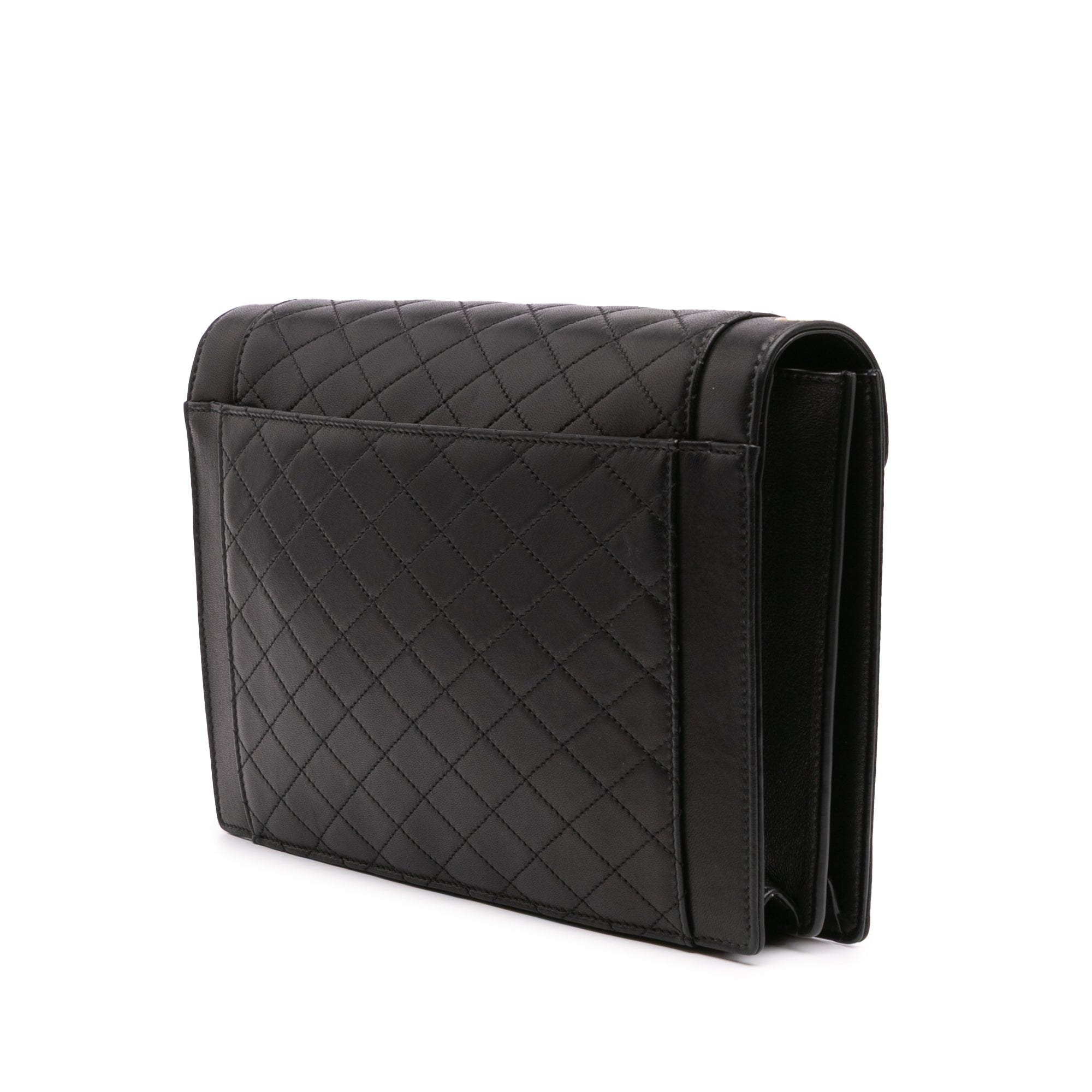 Quilted Lambskin Gaby Shoulder Bag