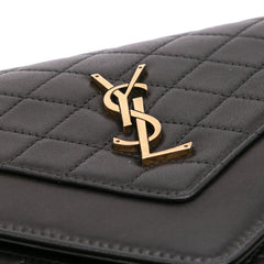 Quilted Lambskin Gaby Shoulder Bag