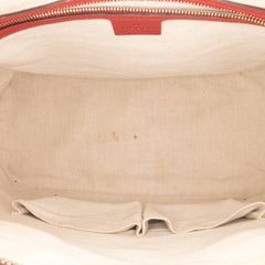Large Microguccissima Patent Nice Dome Top Handle Bag