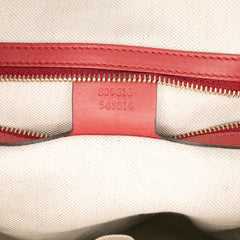 Large Microguccissima Patent Nice Dome Top Handle Bag