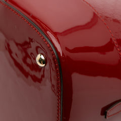 Large Microguccissima Patent Nice Dome Top Handle Bag