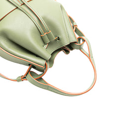 Mini Leather Balloon Bucket Bag