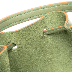 Mini Leather Balloon Bucket Bag
