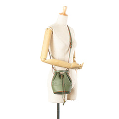 Mini Leather Balloon Bucket Bag