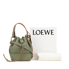 Mini Leather Balloon Bucket Bag