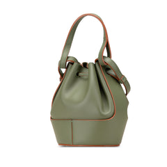 Mini Leather Balloon Bucket Bag