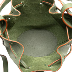 Mini Leather Balloon Bucket Bag