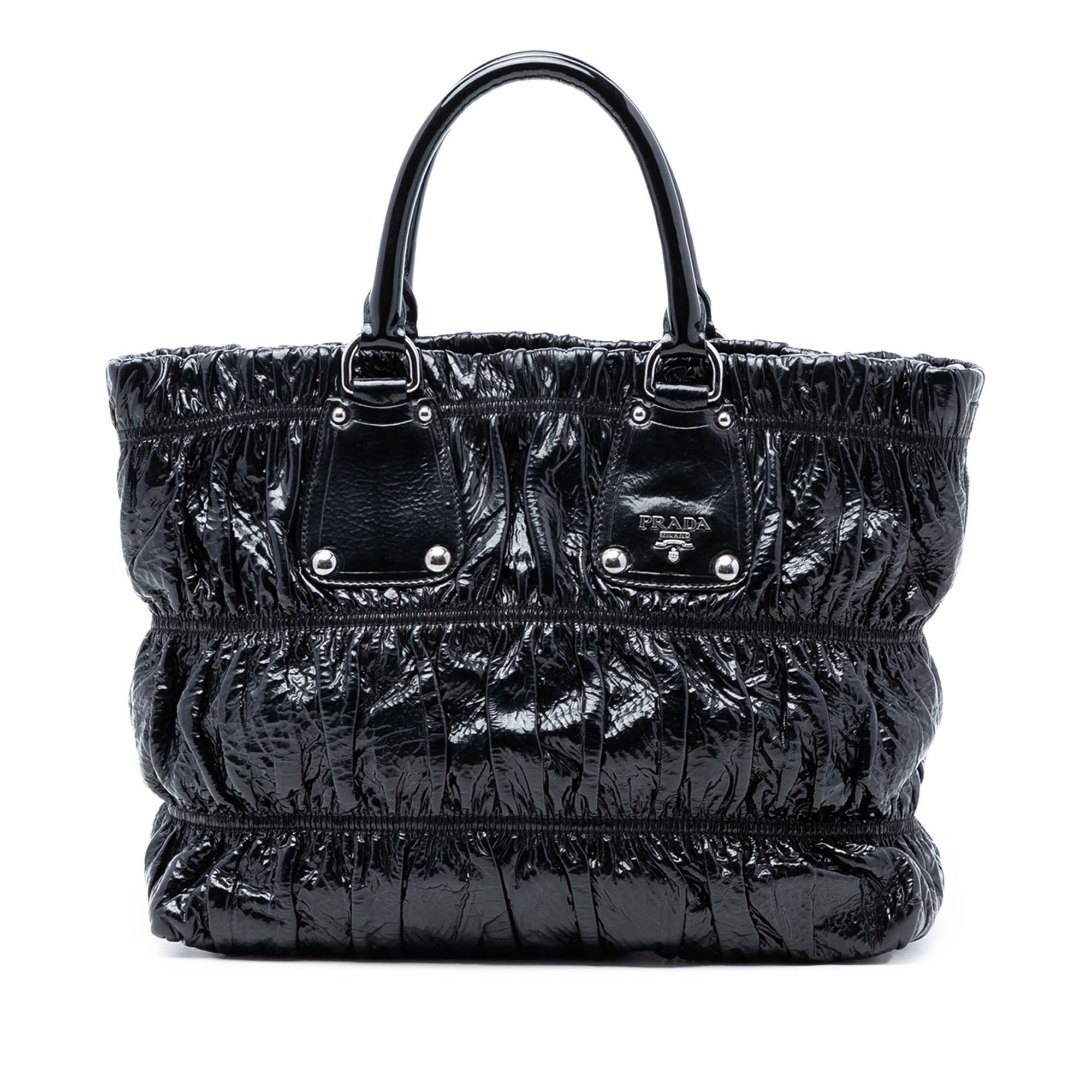 Vernice Gaufre Satchel