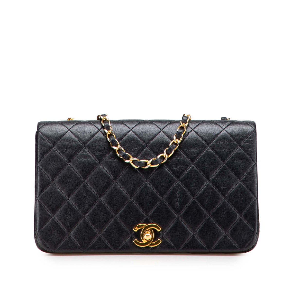 Medium Quilted Lambskin Full Flap