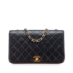Medium Quilted Lambskin Full Flap