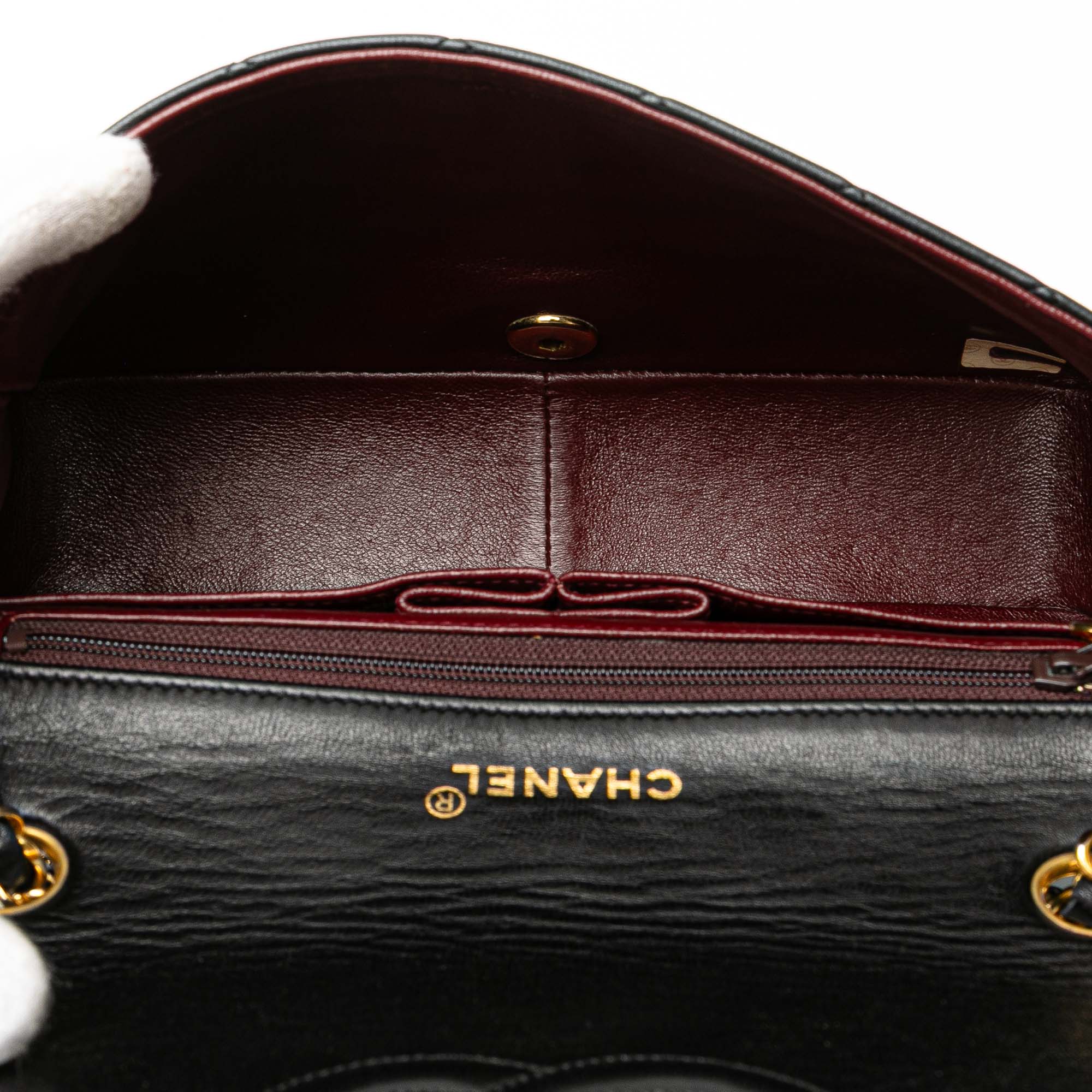 Medium Quilted Lambskin Full Flap