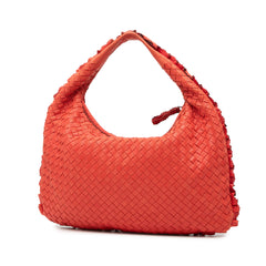 Small Perforated Nappa Intrecciato Veneta Hobo