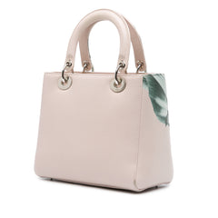 Medium Deerskin Floral Printed Lady Dior