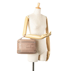 Mesh Embroidered Diortravel Vanity Case
