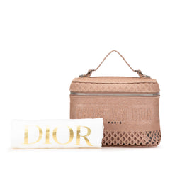 Mesh Embroidered Diortravel Vanity Case
