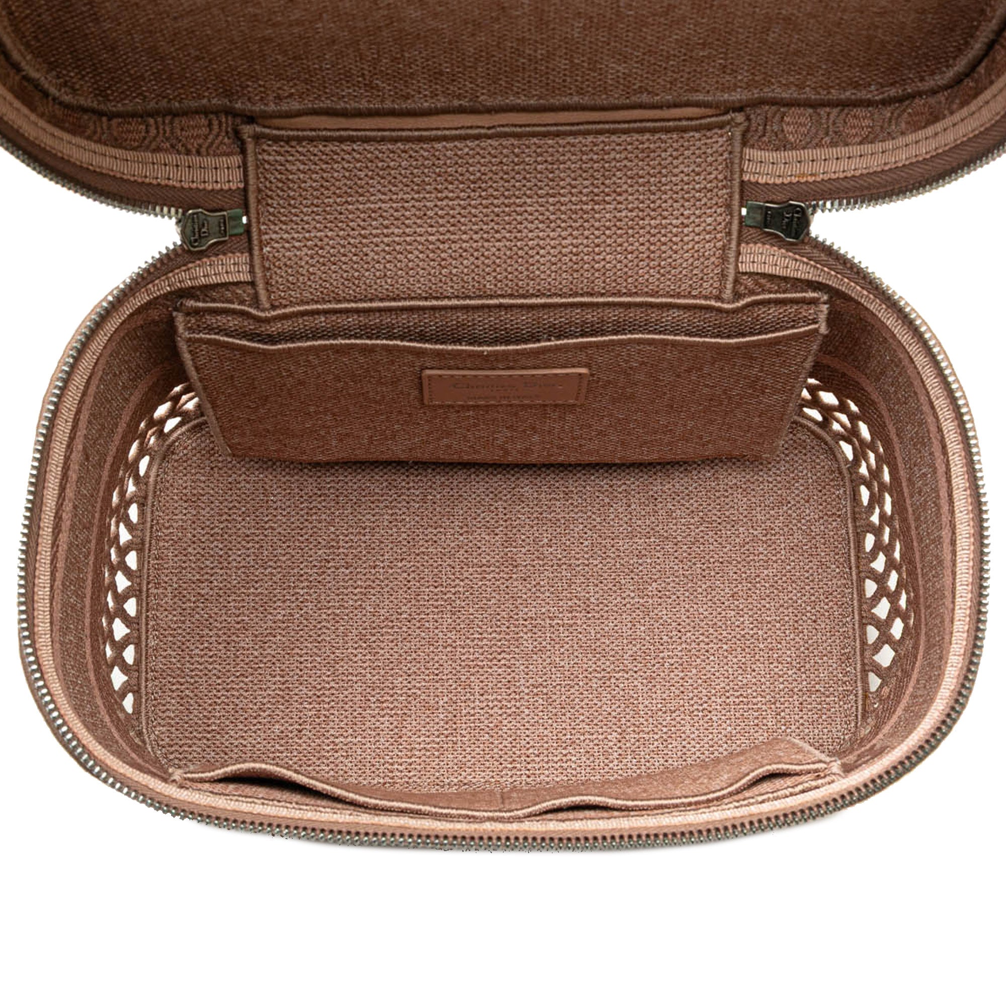 Mesh Embroidered Diortravel Vanity Case