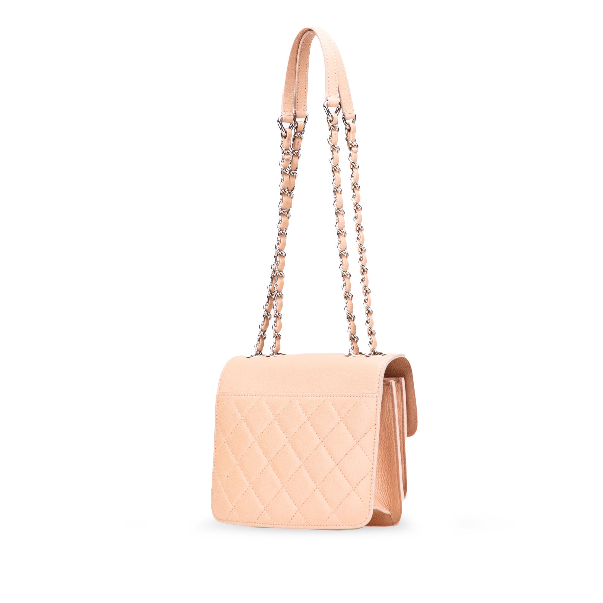 Mini Quilted Caviar CC Box Flap