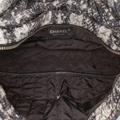 CC Tweed Print Nylon Single Flap