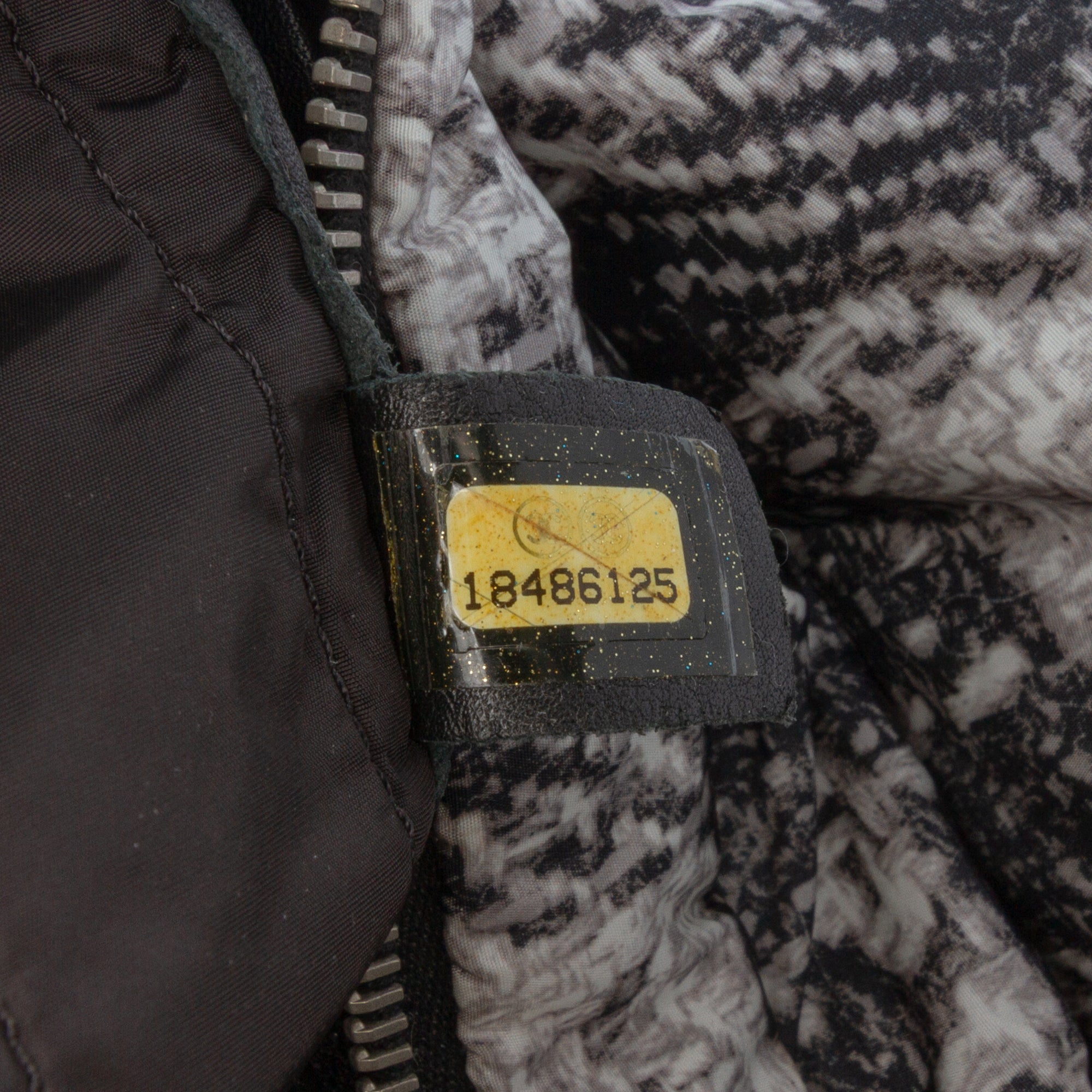 CC Tweed Print Nylon Single Flap