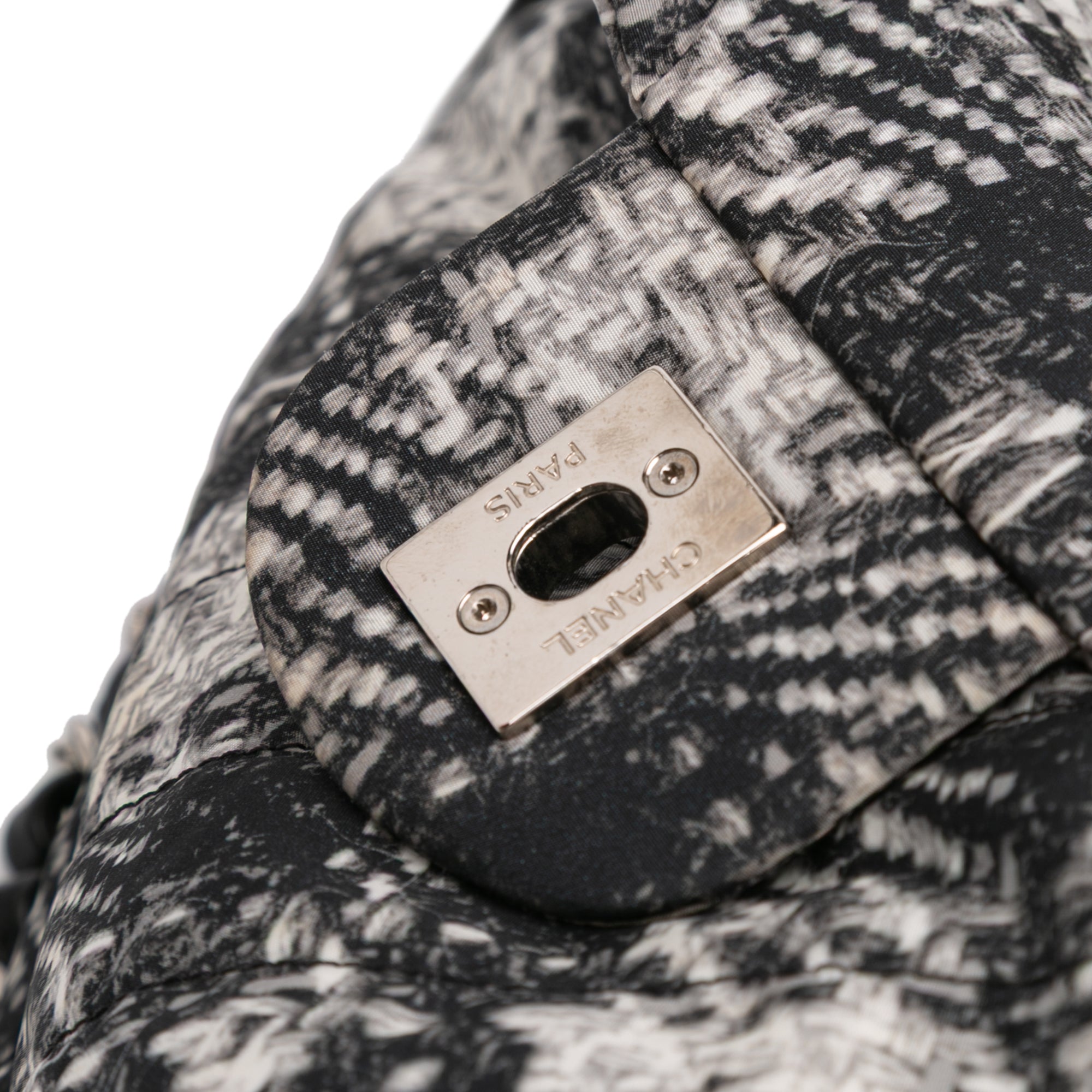 CC Tweed Print Nylon Single Flap