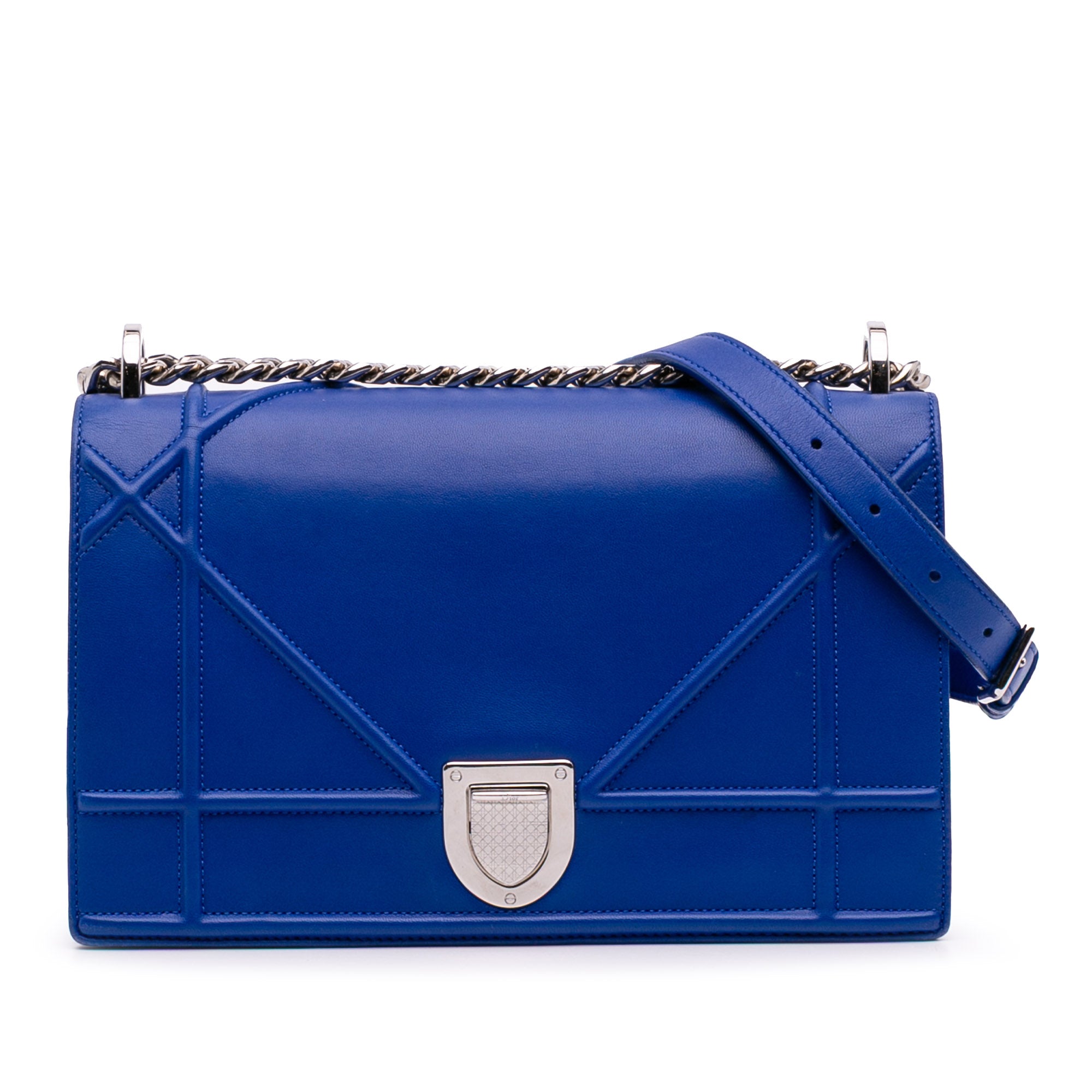 Medium Lambskin Diorama Flap