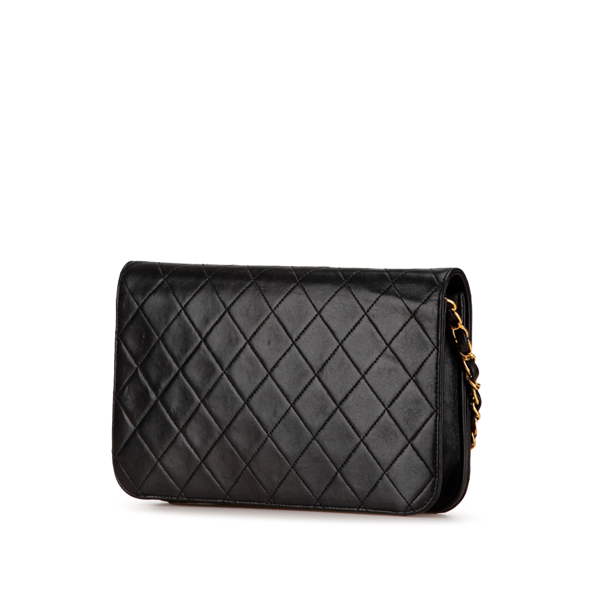 CC Quilted Lambskin Full Flap