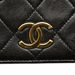 CC Quilted Lambskin Full Flap