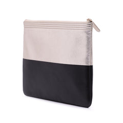 Medium Bicolor Goatskin Boy O Case Clutch