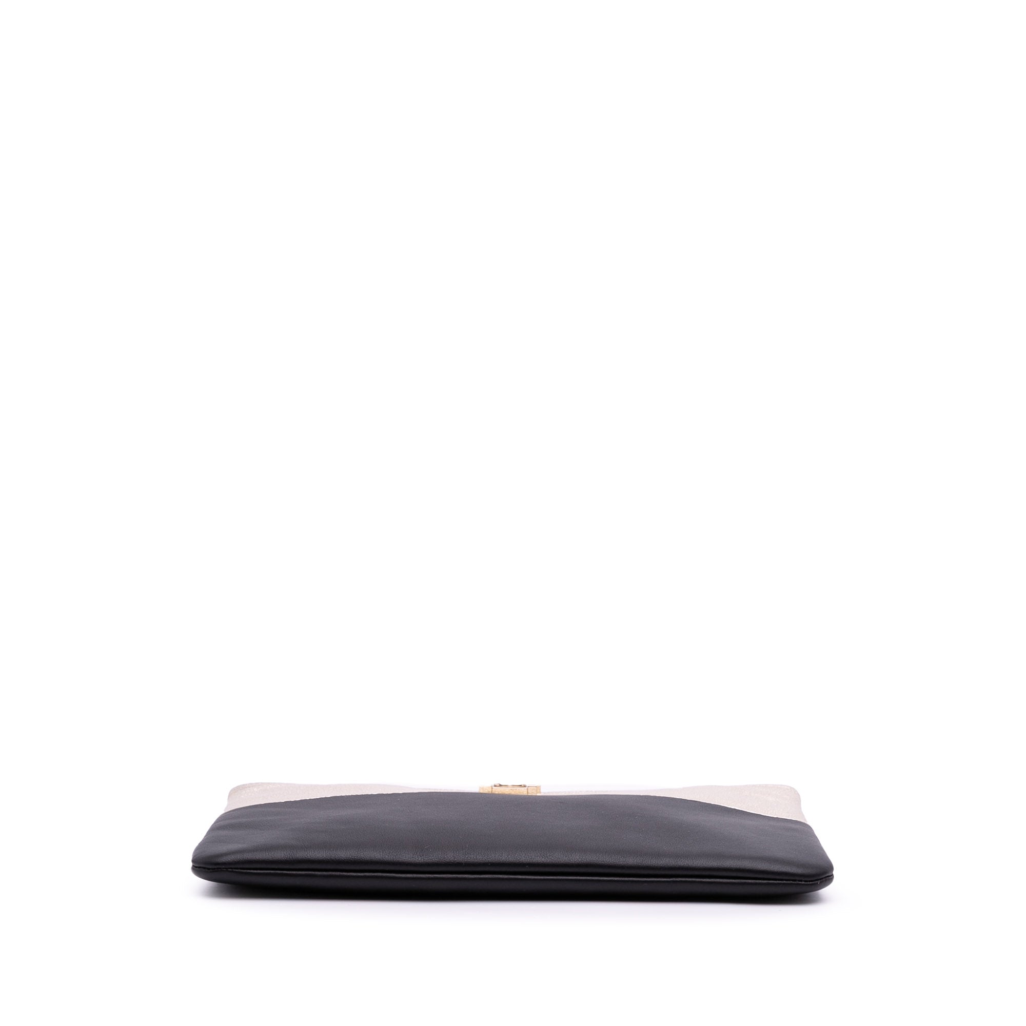 Medium Bicolor Goatskin Boy O Case Clutch