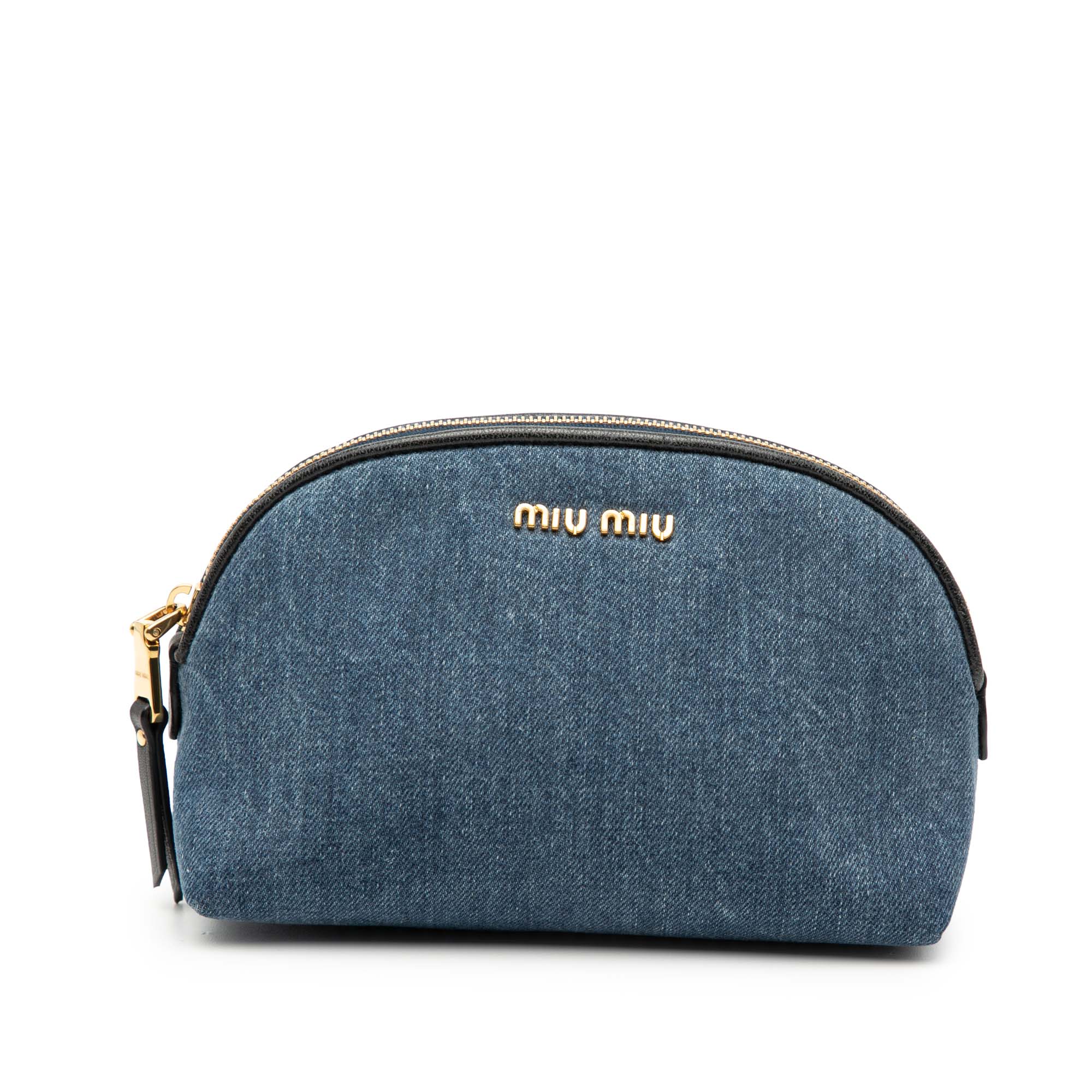 Denim Cosmetic Pouch