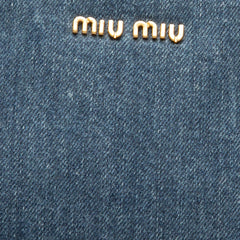 Denim Cosmetic Pouch