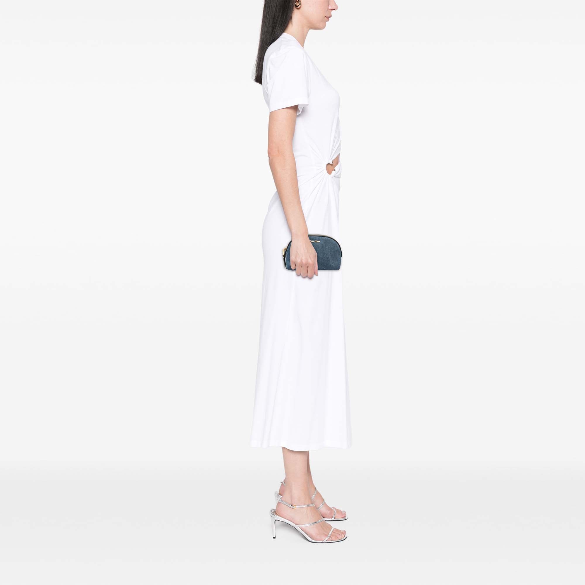 Denim Cosmetic Pouch