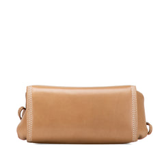 Anagram Leather Flap Crossbody