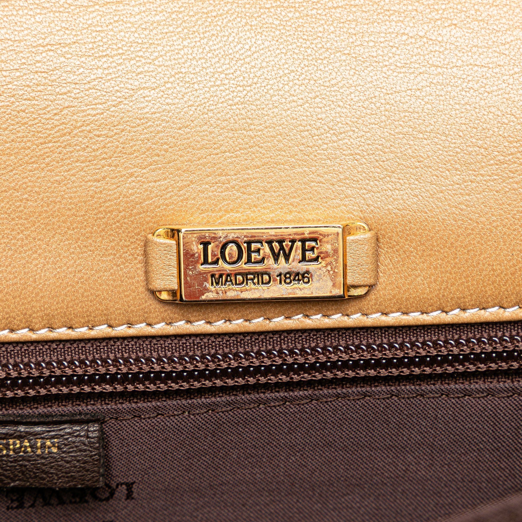 Anagram Leather Flap Crossbody