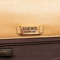 Anagram Leather Flap Crossbody