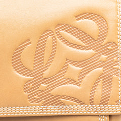Anagram Leather Flap Crossbody