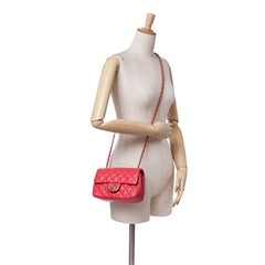 Mini Rectangular Classic Lambskin Single Flap